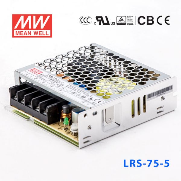 明緯電源LRS-75-5 70W 5V14A單