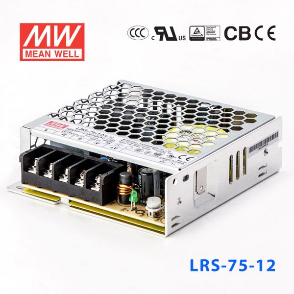 明緯電源LRS-75-12 72W 12V6A單