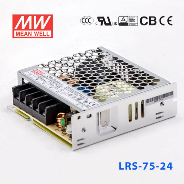 明緯電源LRS-75-24 76.8W 24V