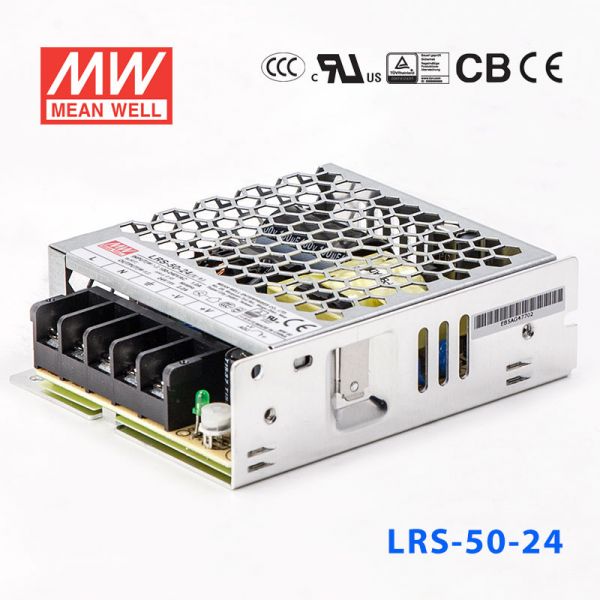 明緯電源LRS-50-24 52.8W 24V