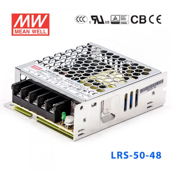 明緯電源LRS-50-48 52.8W 48V