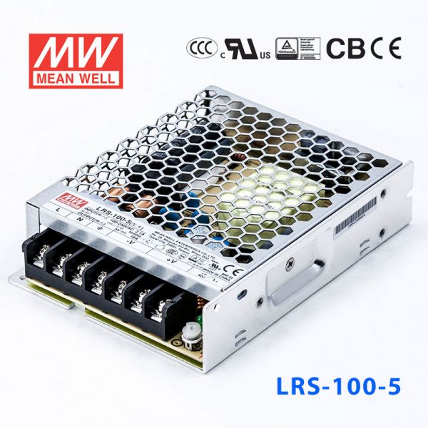 明緯電源LRS-100-5 90W 5V18A單